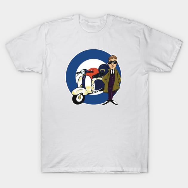 Mod and scooter T-Shirt by Brinders